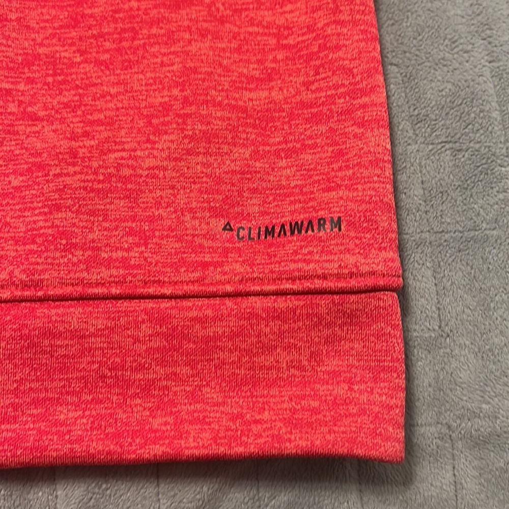 Adidas Climawarm Hooded Sweatshirt, Hoodie, Red, Size M - Picture 5 of 9